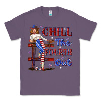 Lavender chill the fourth out 4th july Classic Tee - texasbilliewilder