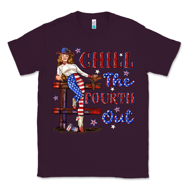 Chill The Fourth Out 4th July Classic Tee by texasbilliewilder | Teevron