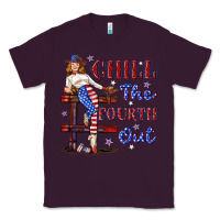 Plum chill the fourth out 4th july Classic Tee - texasbilliewilder