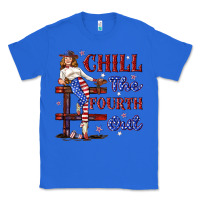 True Royal chill the fourth out 4th july Classic Tee - texasbilliewilder