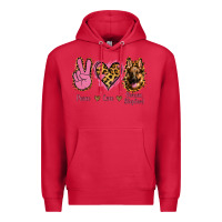 Cardinal Peace Love German Shepherd Premium Hoodie - Jasminsmagicworld