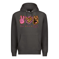 Smoke Peace Love German Shepherd Premium Hoodie - Jasminsmagicworld