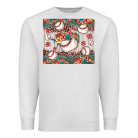 Oatmeal Heather baseball leopard Premium Sweatshirt - JahusDesignShop