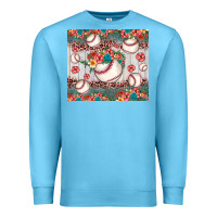 Ocean Blue baseball leopard Premium Sweatshirt - JahusDesignShop