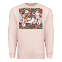 Pale Pink baseball leopard Premium Sweatshirt - JahusDesignShop