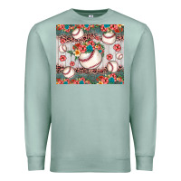 Seafoam baseball leopard Premium Sweatshirt - JahusDesignShop