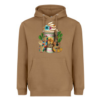 Toasted Coconut mexican hot coffee cup Heavyweight Hoodie - FaDigitalArtStudio