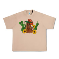 Burro western horse cowboy hat cactus sunflowers Urban Heavy Tee - Artiststas