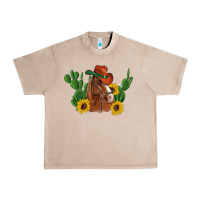 French Oak western horse cowboy hat cactus sunflowers Urban Heavy Tee - Artiststas