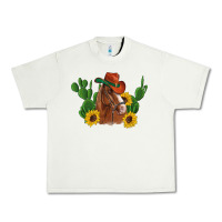 Pistachio western horse cowboy hat cactus sunflowers Urban Heavy Tee - Artiststas
