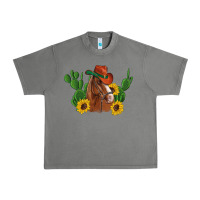 Tornado western horse cowboy hat cactus sunflowers Urban Heavy Tee - Artiststas