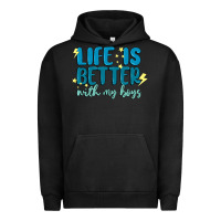 Pigment Black life is better with my boys Urban Hoodie - MaliasSmallBusiness
