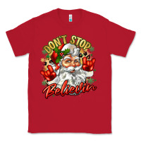 Red dont stop believin Classic Tee - Zillion Design Studio