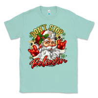 Seafoam dont stop believin Classic Tee - Zillion Design Studio