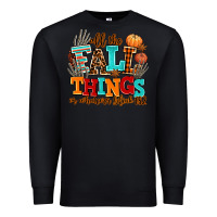Black all the fall thıngs or whatever Premium Sweatshirt - AdoDesignShop