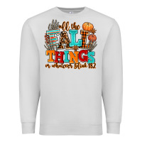Dove Grey all the fall thıngs or whatever Premium Sweatshirt - AdoDesignShop