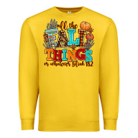 Lemon all the fall thıngs or whatever Premium Sweatshirt - AdoDesignShop