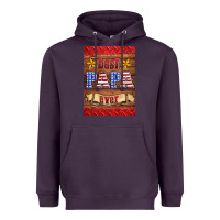 Plum best papa ever air freshener Heavyweight Hoodie - HRA Design Shop