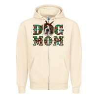 Sandshell christmas st. bernard dog mom Zipper Hoodie - RanaPortraitStore