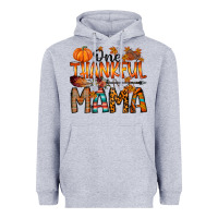 Heather Grey one thankful mama Heavyweight Hoodie - RacoonDesign
