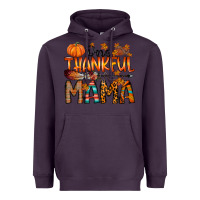 Plum one thankful mama Heavyweight Hoodie - RacoonDesign