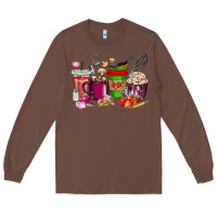Chestnut lunch lady coffee cups Long Sleeve Tee - texasbilliewilder