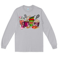 Moon Dust lunch lady coffee cups Long Sleeve Tee - texasbilliewilder