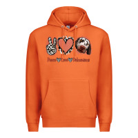 Carrot Peace Love Dalmatians Premium Hoodie - Jasminsmagicworld
