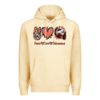 Pina Colada Peace Love Dalmatians Premium Hoodie - Jasminsmagicworld