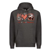 Smoke Peace Love Dalmatians Premium Hoodie - Jasminsmagicworld