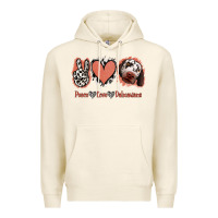 Tofu Peace Love Dalmatians Premium Hoodie - Jasminsmagicworld
