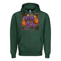 Sports Green basketball mama with leopard Zipper Hoodie - Zillion Design Studio
