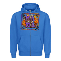 True Royal basketball mama with leopard Zipper Hoodie - Zillion Design Studio