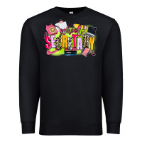 Black school secretary Premium Sweatshirt - AdoDesignShop