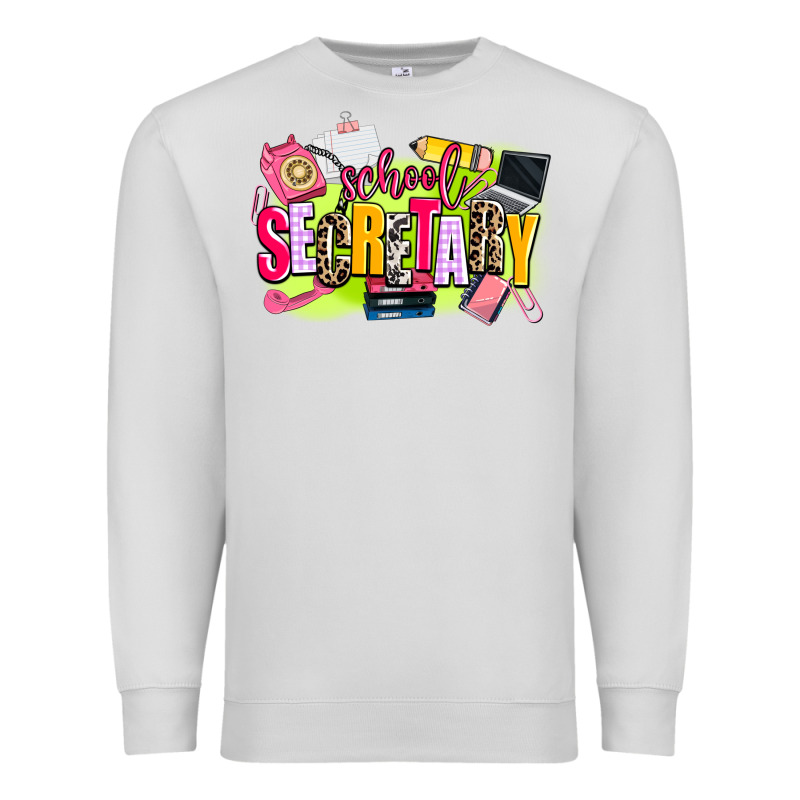 School Secretary Premium Sweatshirt by AdoDesignShop | Teevron