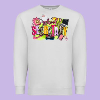 School Secretary Premium Sweatshirt Designed By Adodesignshop