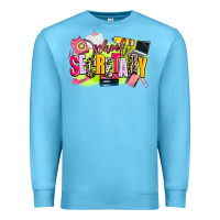 Ocean Blue school secretary Premium Sweatshirt - AdoDesignShop
