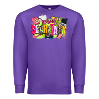 Purple school secretary Premium Sweatshirt - AdoDesignShop