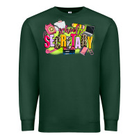 Sports Green school secretary Premium Sweatshirt - AdoDesignShop