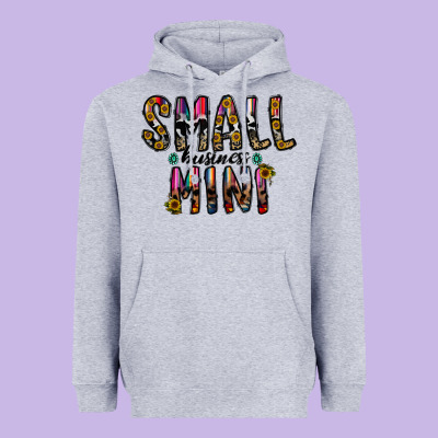 Small Business Mini Heavyweight Hoodie Designed By Cowhidedigitalart