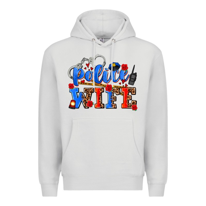 Police Wife Premium Hoodie by AdoDesignShop | Teevron