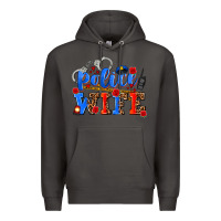 Smoke police wife Premium Hoodie - AdoDesignShop