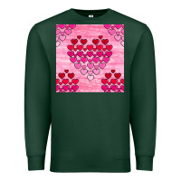 Sports Green valentines day hearts seamless pattern Premium Sweatshirt - BundleAndBundleShop