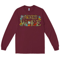 Burgundy miner wife Long Sleeve Tee - texasbilliewilder