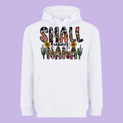 Small Business Nana Heavyweight Hoodie Designed By Cowhidedigitalart