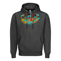 Charcoal Heather cruise life Zipper Hoodie - texasbilliewilder