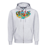 Heather Grey cruise life Zipper Hoodie - texasbilliewilder