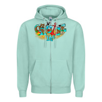 Seafoam cruise life Zipper Hoodie - texasbilliewilder