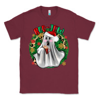 Burgundy ghost dead inside but it’s christmas boojee Classic Tee - Zillion Design Studio