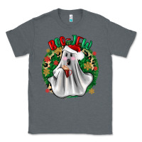Charcoal Heather ghost dead inside but it’s christmas boojee Classic Tee - Zillion Design Studio